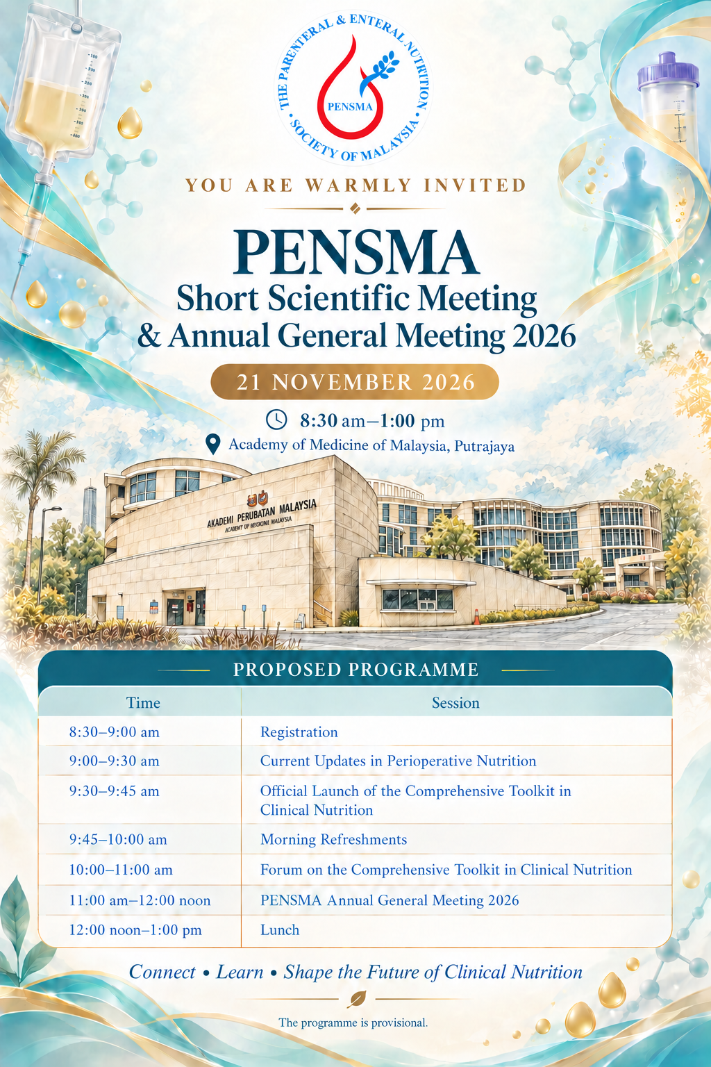 pensma short scientific meeting and AGM 2026